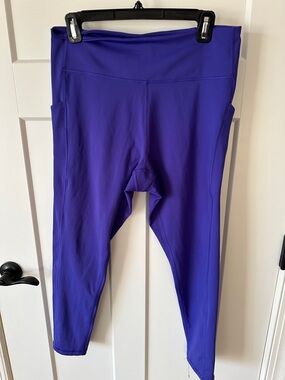 tek gear Purple Active Leggings with Side Pockets